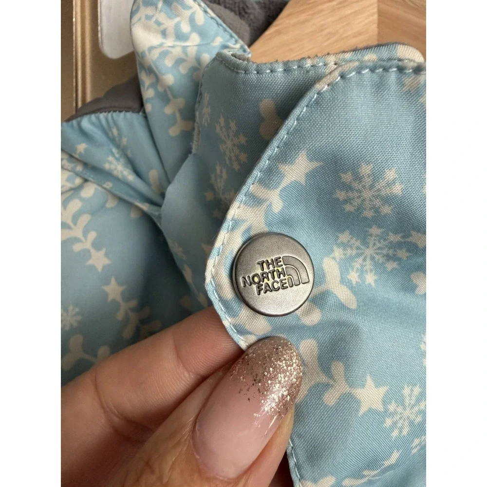 The North Face Jacket Girls Large 14 16 Blue HyVent Removable Hood Parka Coat